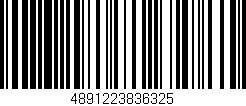 Código de barras (EAN, GTIN, SKU, ISBN): '4891223836325'
