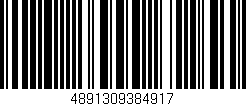 Código de barras (EAN, GTIN, SKU, ISBN): '4891309384917'