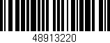 Código de barras (EAN, GTIN, SKU, ISBN): '48913220'