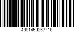 Código de barras (EAN, GTIN, SKU, ISBN): '4891450267718'