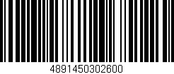 Código de barras (EAN, GTIN, SKU, ISBN): '4891450302600'