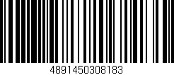 Código de barras (EAN, GTIN, SKU, ISBN): '4891450308183'