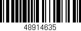 Código de barras (EAN, GTIN, SKU, ISBN): '48914635'