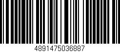 Código de barras (EAN, GTIN, SKU, ISBN): '4891475036887'