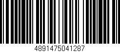 Código de barras (EAN, GTIN, SKU, ISBN): '4891475041287'