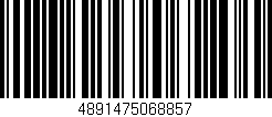 Código de barras (EAN, GTIN, SKU, ISBN): '4891475068857'