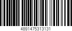 Código de barras (EAN, GTIN, SKU, ISBN): '4891475313131'
