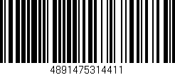 Código de barras (EAN, GTIN, SKU, ISBN): '4891475314411'