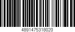 Código de barras (EAN, GTIN, SKU, ISBN): '4891475318020'