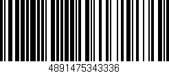 Código de barras (EAN, GTIN, SKU, ISBN): '4891475343336'