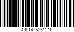Código de barras (EAN, GTIN, SKU, ISBN): '4891475351218'