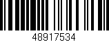 Código de barras (EAN, GTIN, SKU, ISBN): '48917534'