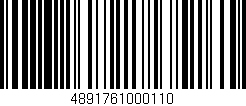 Código de barras (EAN, GTIN, SKU, ISBN): '4891761000110'