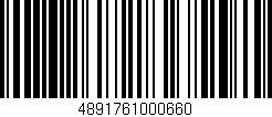 Código de barras (EAN, GTIN, SKU, ISBN): '4891761000660'