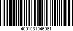 Código de barras (EAN, GTIN, SKU, ISBN): '4891861846861'