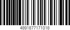 Código de barras (EAN, GTIN, SKU, ISBN): '4891877171018'