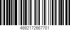 Código de barras (EAN, GTIN, SKU, ISBN): '4892172667701'