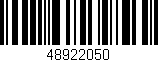 Código de barras (EAN, GTIN, SKU, ISBN): '48922050'