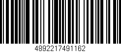 Código de barras (EAN, GTIN, SKU, ISBN): '4892217491162'
