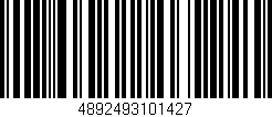 Código de barras (EAN, GTIN, SKU, ISBN): '4892493101427'