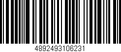 Código de barras (EAN, GTIN, SKU, ISBN): '4892493106231'