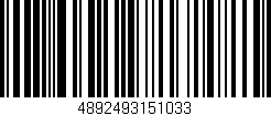 Código de barras (EAN, GTIN, SKU, ISBN): '4892493151033'