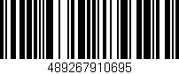 Código de barras (EAN, GTIN, SKU, ISBN): '489267910695'