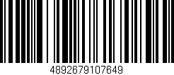Código de barras (EAN, GTIN, SKU, ISBN): '4892679107649'