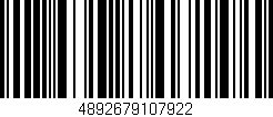 Código de barras (EAN, GTIN, SKU, ISBN): '4892679107922'