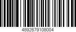 Código de barras (EAN, GTIN, SKU, ISBN): '4892679108004'