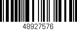 Código de barras (EAN, GTIN, SKU, ISBN): '48927576'