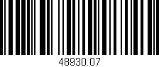 Código de barras (EAN, GTIN, SKU, ISBN): '48930.07'