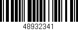 Código de barras (EAN, GTIN, SKU, ISBN): '48932341'