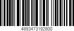 Código de barras (EAN, GTIN, SKU, ISBN): '4893473192800'