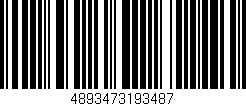 Código de barras (EAN, GTIN, SKU, ISBN): '4893473193487'