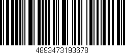 Código de barras (EAN, GTIN, SKU, ISBN): '4893473193678'