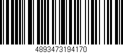 Código de barras (EAN, GTIN, SKU, ISBN): '4893473194170'