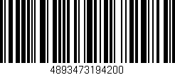 Código de barras (EAN, GTIN, SKU, ISBN): '4893473194200'
