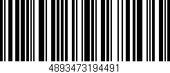 Código de barras (EAN, GTIN, SKU, ISBN): '4893473194491'