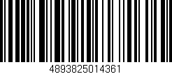 Código de barras (EAN, GTIN, SKU, ISBN): '4893825014361'