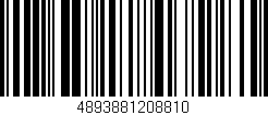 Código de barras (EAN, GTIN, SKU, ISBN): '4893881208810'