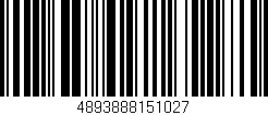 Código de barras (EAN, GTIN, SKU, ISBN): '4893888151027'