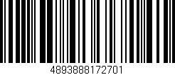 Código de barras (EAN, GTIN, SKU, ISBN): '4893888172701'