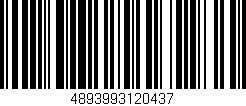 Código de barras (EAN, GTIN, SKU, ISBN): '4893993120437'