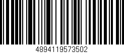 Código de barras (EAN, GTIN, SKU, ISBN): '4894119573502'