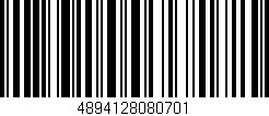 Código de barras (EAN, GTIN, SKU, ISBN): '4894128080701'