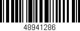 Código de barras (EAN, GTIN, SKU, ISBN): '48941286'