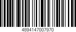Código de barras (EAN, GTIN, SKU, ISBN): '4894147007970'