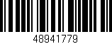 Código de barras (EAN, GTIN, SKU, ISBN): '48941779'