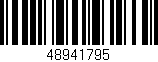 Código de barras (EAN, GTIN, SKU, ISBN): '48941795'